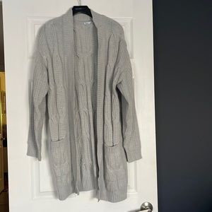 Dex cable knit cardigan with pockets